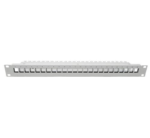 KeyStone Patchpanel 19“ leer für 24 KeyStone Module KeyStone Patchpanel 19“ leer für 24 KeyStone Module