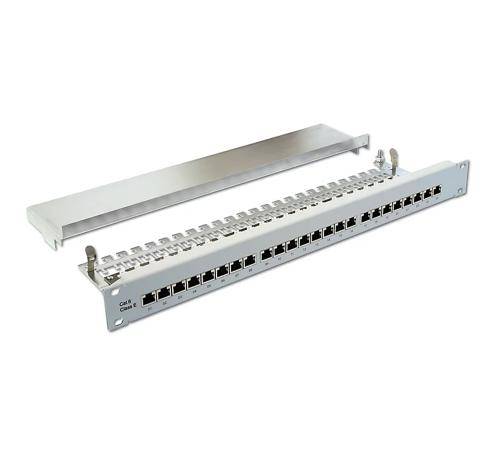 LSA Patchpanel 19“ 24 x RJ45 geschirmt Class E 250 MHz LSA Patchpanel 19“ 24 x RJ45 geschirmt Class E 250 MHz