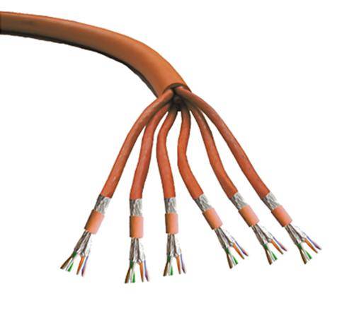 Lan 1000 Trunkkabel Cat.7 S/FTP AWG23 1000 MHz LSOH-3 6fach Lan 1000 Trunkkabel Cat.7 S/FTP AWG23 1000 MHz LSOH-3 6fach