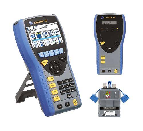 LanTEK III - FiberTEK III: Kabel-Zertifizierer für Kupfer- und Glasfaserstrecken