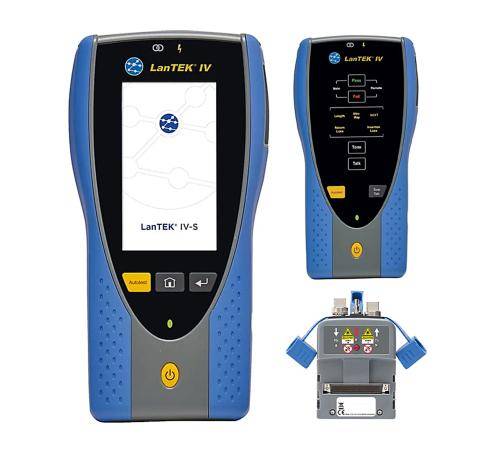 LanTEK IV-S - FiberTEK IV: Kabel-Zertifizierer für Kupfer- und Glasfaserstrecken
